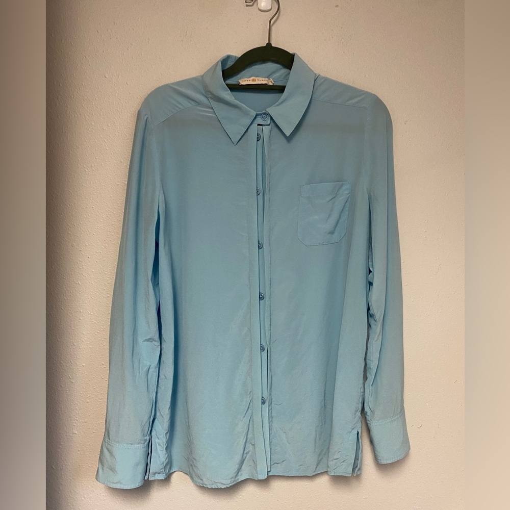 Tory Burch Light Blue Button-Down Shirt